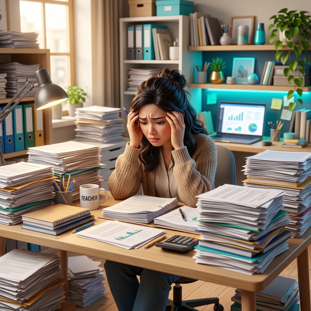 Teacher overwhelmed by admin burden