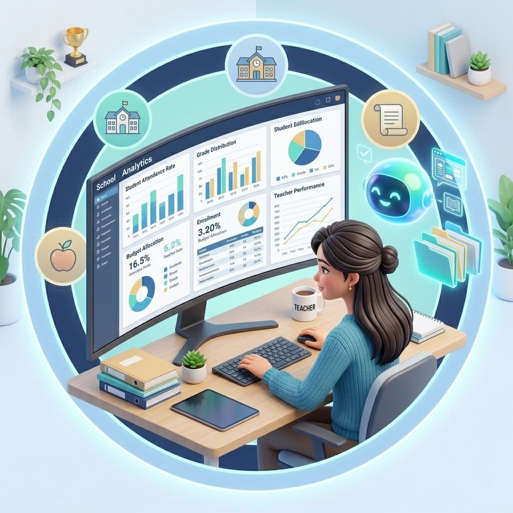 School Admin illustration